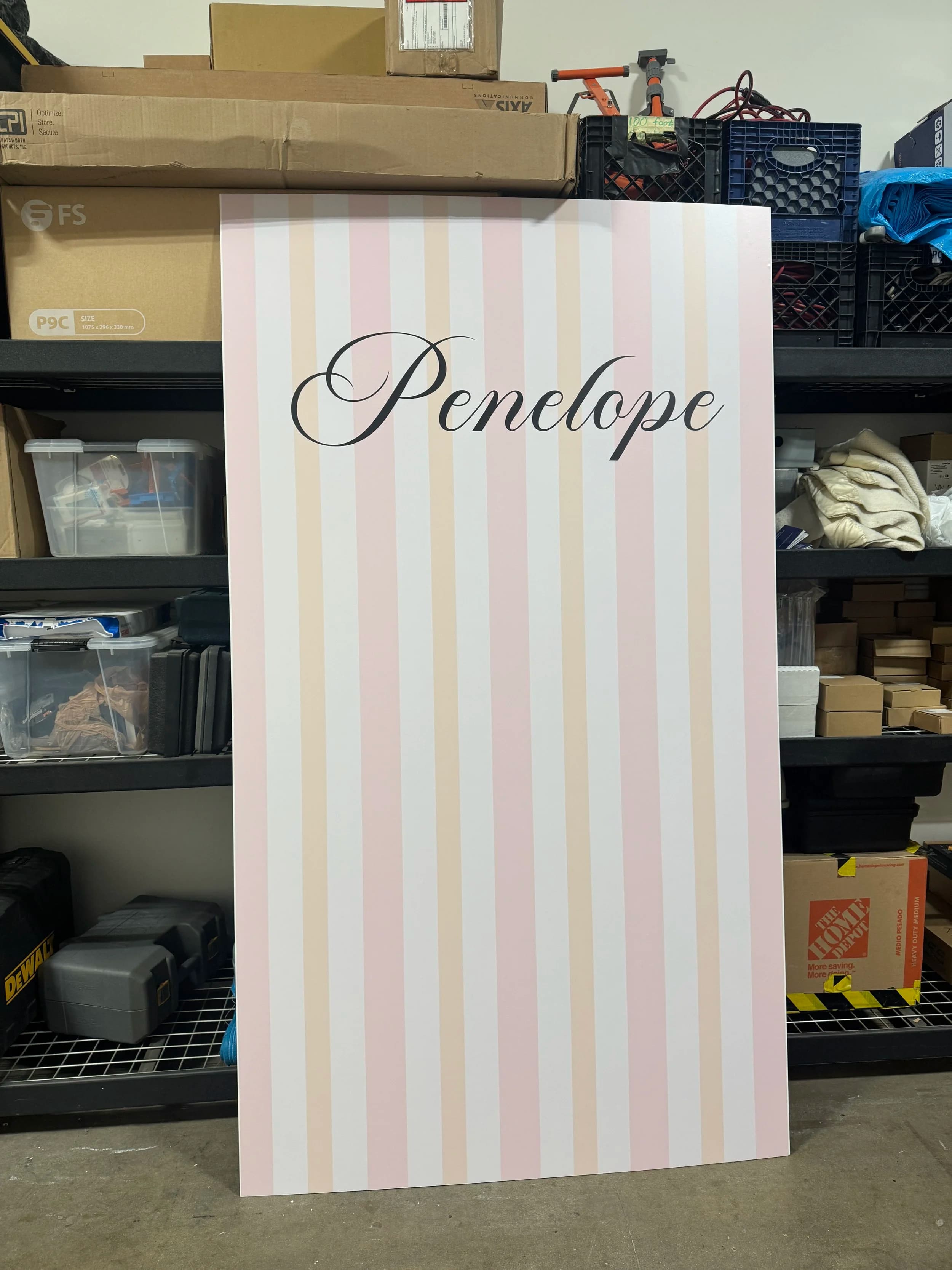 Large format vinyl print for brand activation